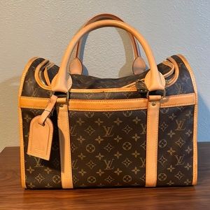 Louis Vuitton Sac Chien pet carrier